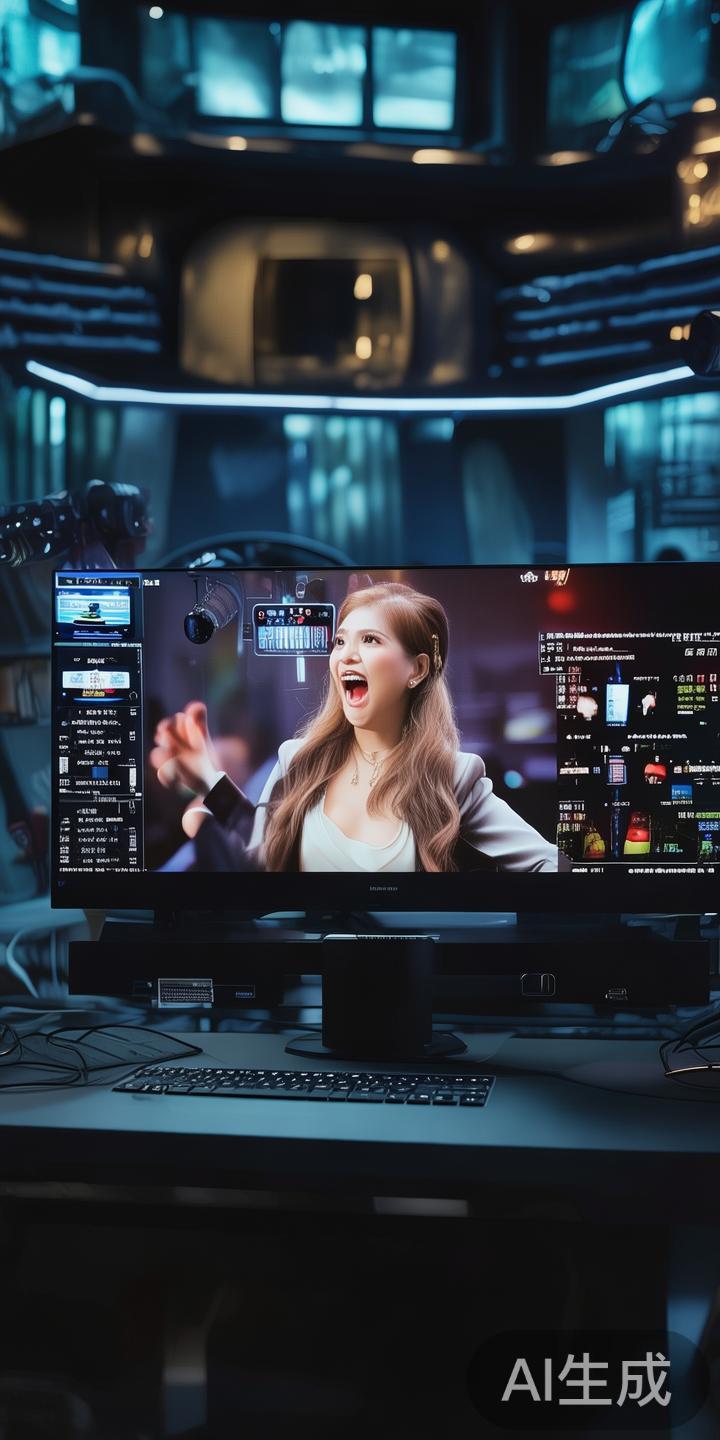 真人视讯指利用高清摄像头将真人主播的实时画面传送到